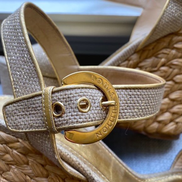 Authentic Louis Vuitton wedges - Picture 13 of 16